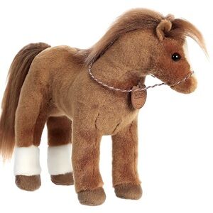 NWOT Breyer Aurora® Exquisite Quarter Horse Stuffed Animal - Realistic Detailing